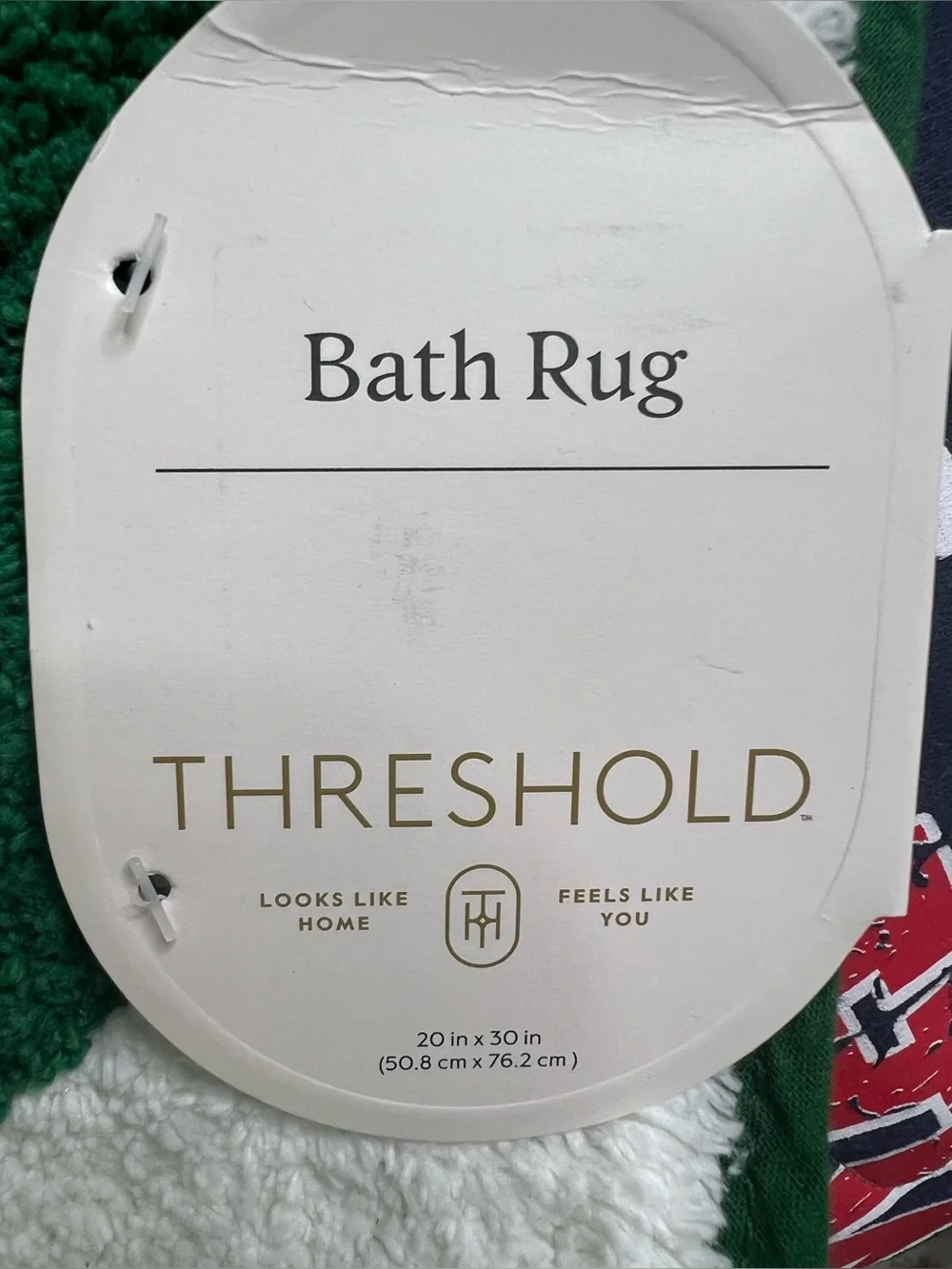 Brand New-Threshold Holiday Evergreen Tree Bath Rug